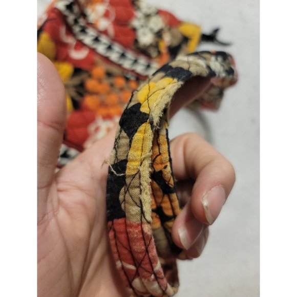 Vera Bradley Mandy Bittersweet Shoulder Bag orange black Purse READ - Picture 3 of 8